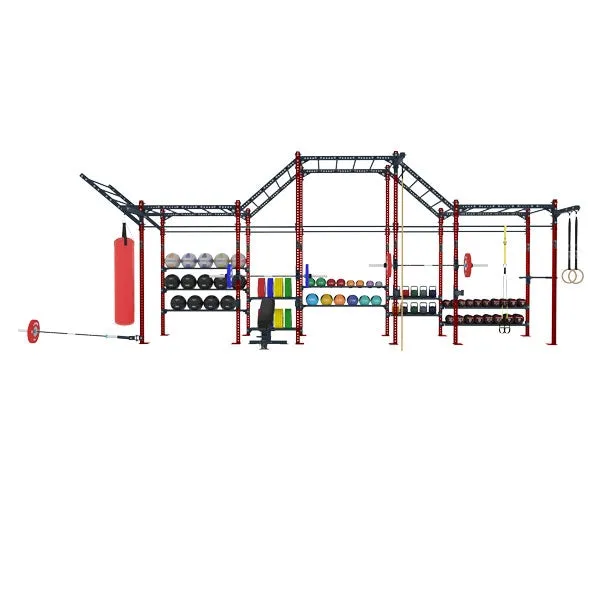 COMPETITION SERIES 5 CELL FREE STANDING WIDE MULTI FUNCTION RIG WITH STORAGE CSFS-5CMFRW-ST
