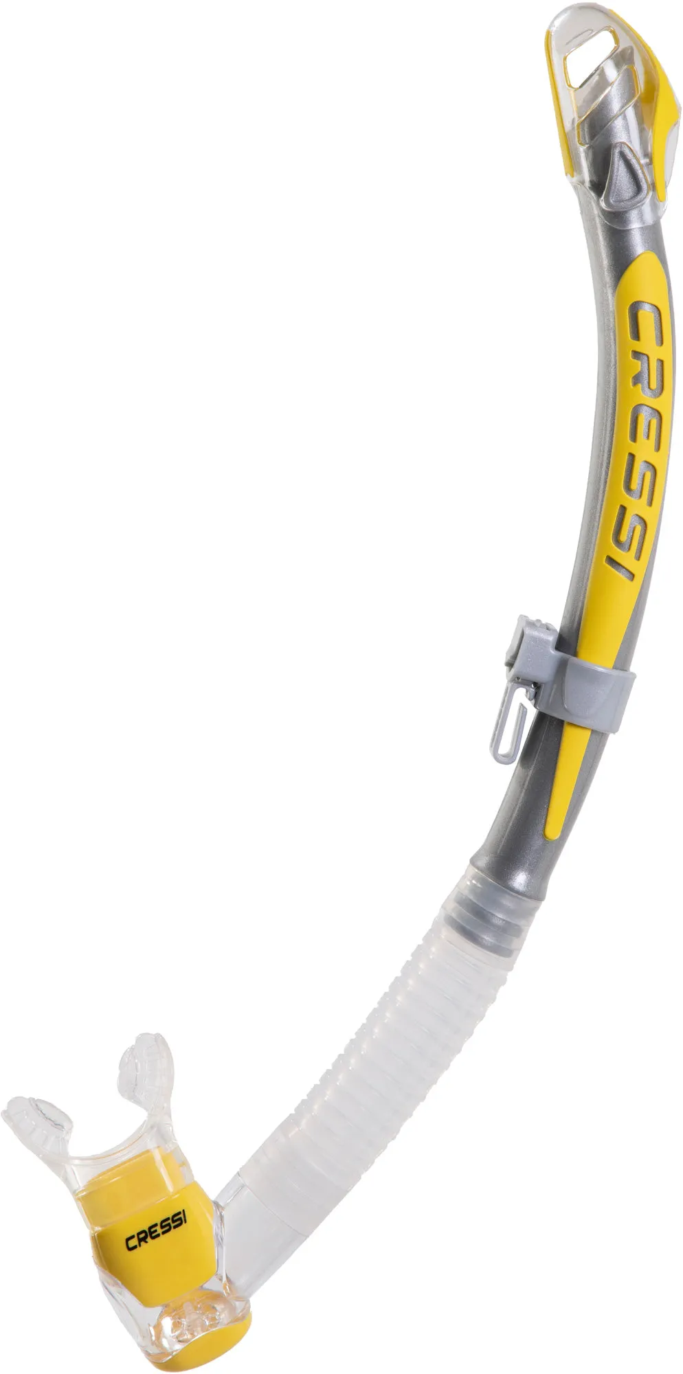 Cressi Corfu Adult Semi-Dry Snorkel for Scuba Diving, Snorkeling and Apnea