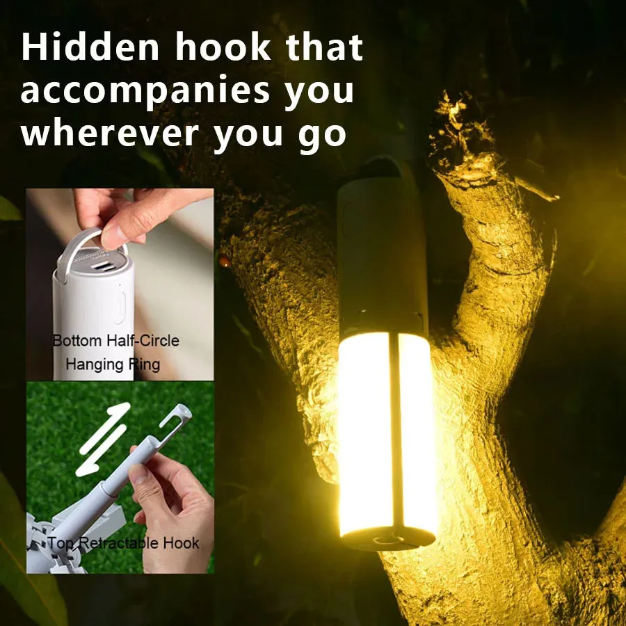 Folding Camping Lantern with 3 Light Modes