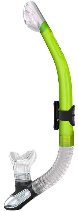 Mares Italian Design Premium Collection Ergo Dry Snorkel - Comfortable Silicone Mouthpiece and Purge Valve for Snorkeling and Scuba