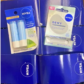Nivea Dewy   Hyaluronic Acid 0.18OZ SINGLE & Nivea All Day TWO PACK 0.17OZ (108 Pcs Lot)