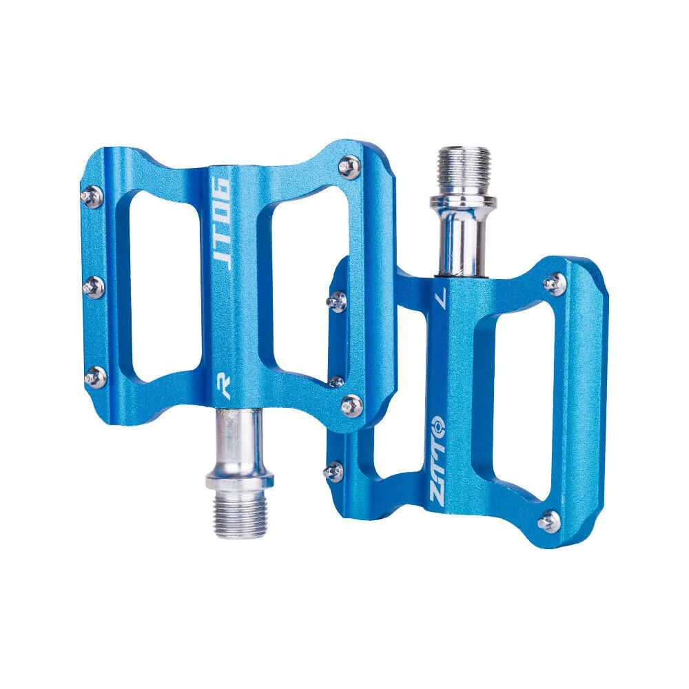 ZTTO Road Bike Ultralight Flat Pedal Aluminum Alloy Bicycle Pedal Bearings Anti-slip Folding bike For Road Cycling Parts JT06